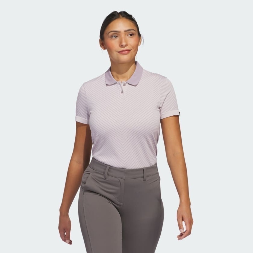 adidas
Womens Ultimate365 Tour PRIMEKNIT Polo Putty Mauve - SS24 - Picture 4 of 10